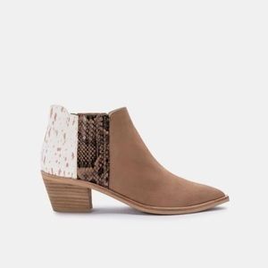Shana Dolce Vita Booties | Taupe Multi Nubuck
